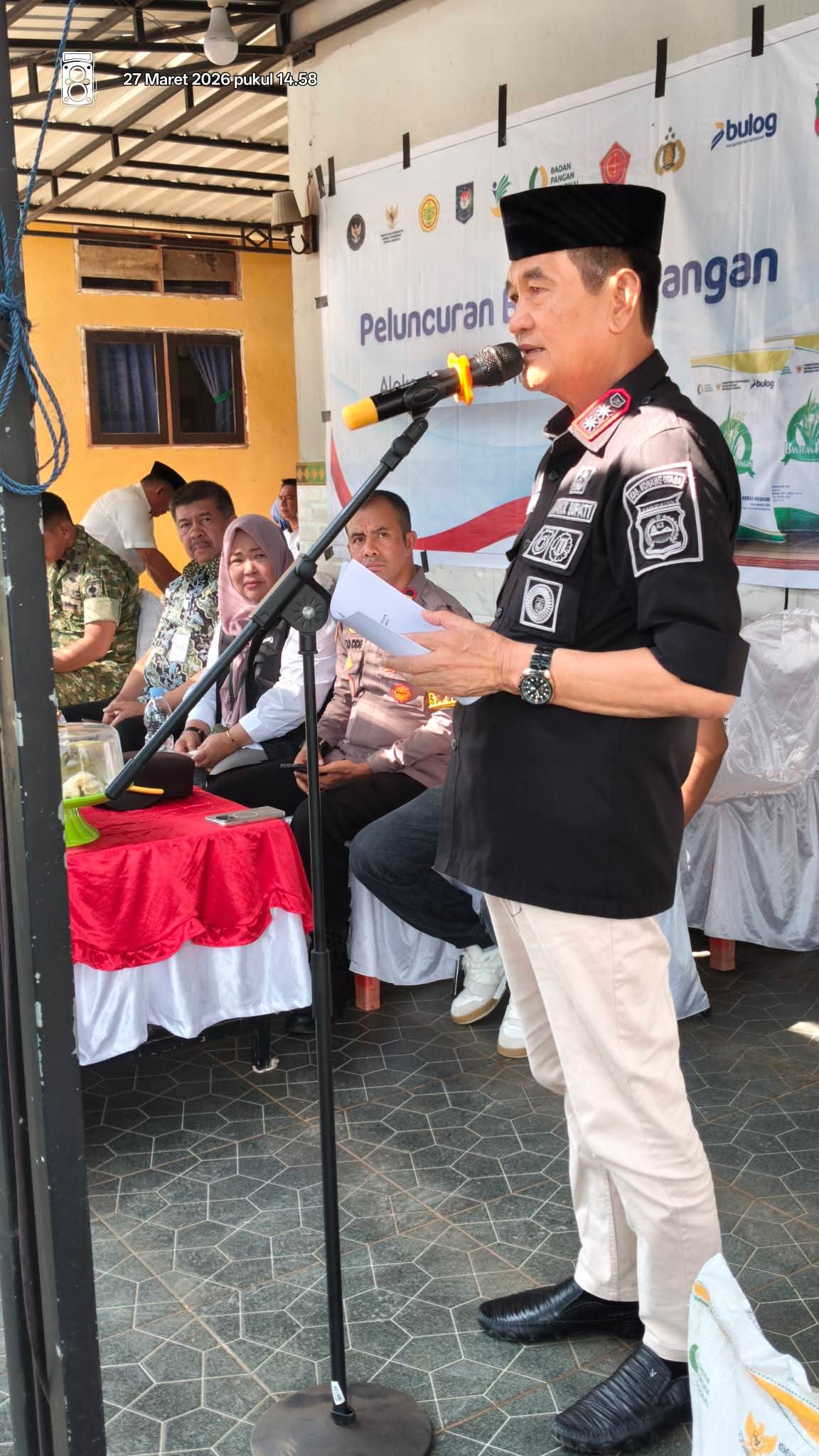 Wakil Bupati Konawe Utara Hadiri Peluncuran Penyaluran Bantuan Pangan di Motui